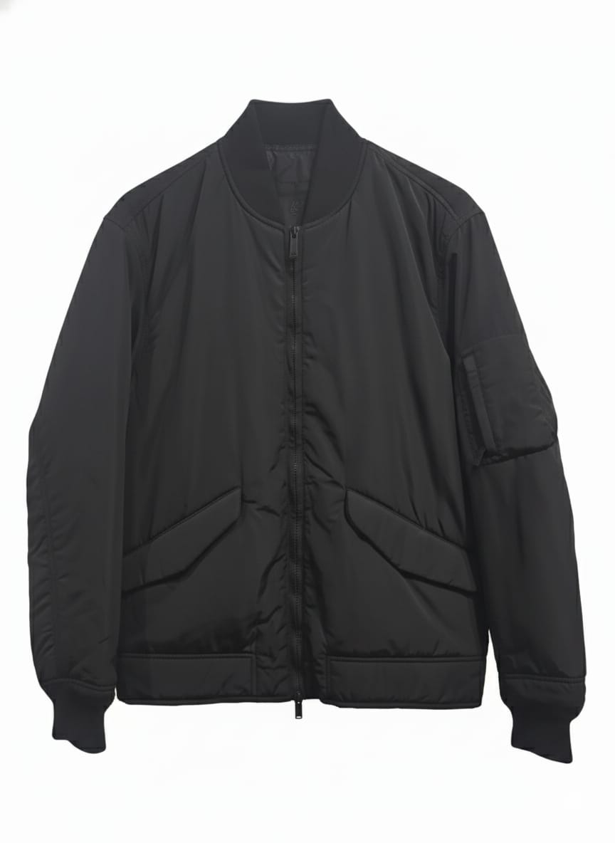 Massimo Dutti Black Puffer Jacket