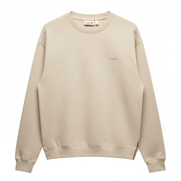 Lacoste OFF-White Basic Fleece Sweatshirt.