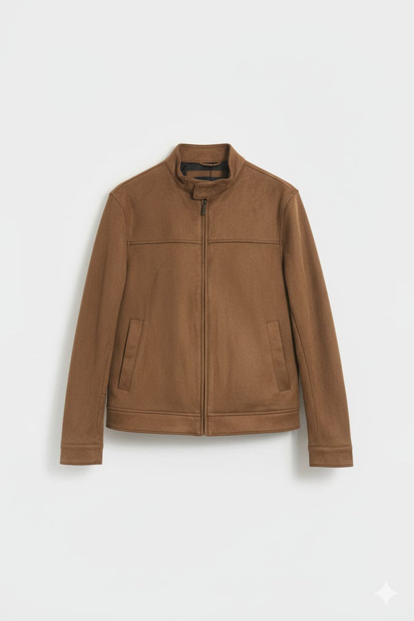 MD Suede Jacket Camel