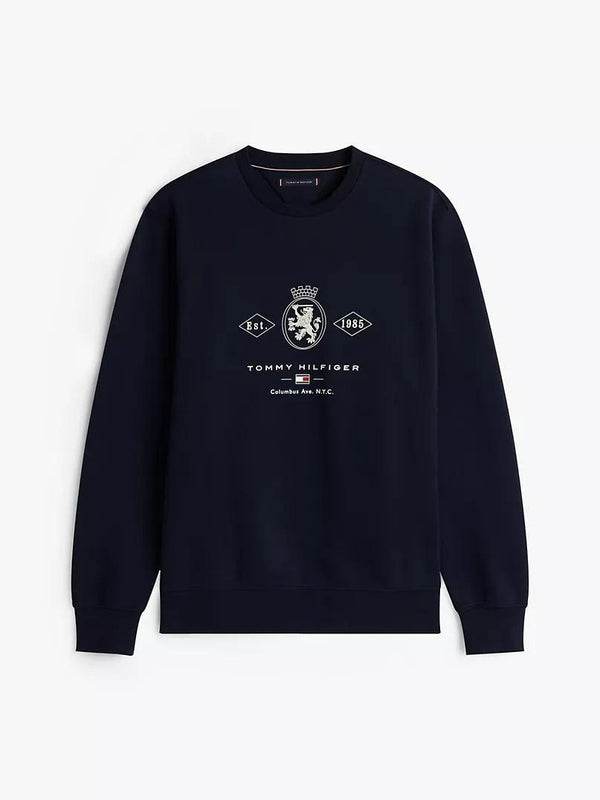 TH Premium Printed Navy Sweatshirt