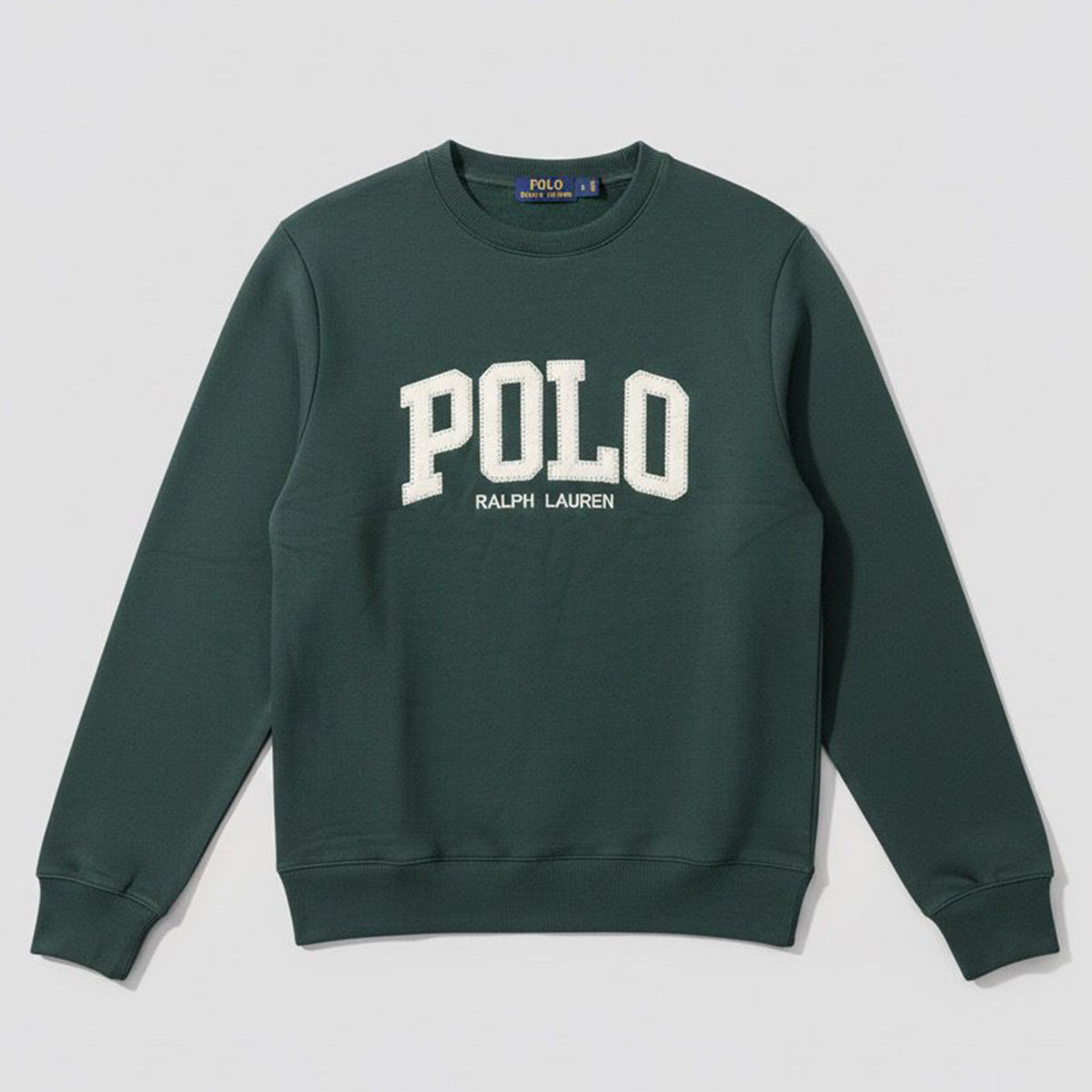 Ralph Lauren-Sweatshirt Embroided Patch Green