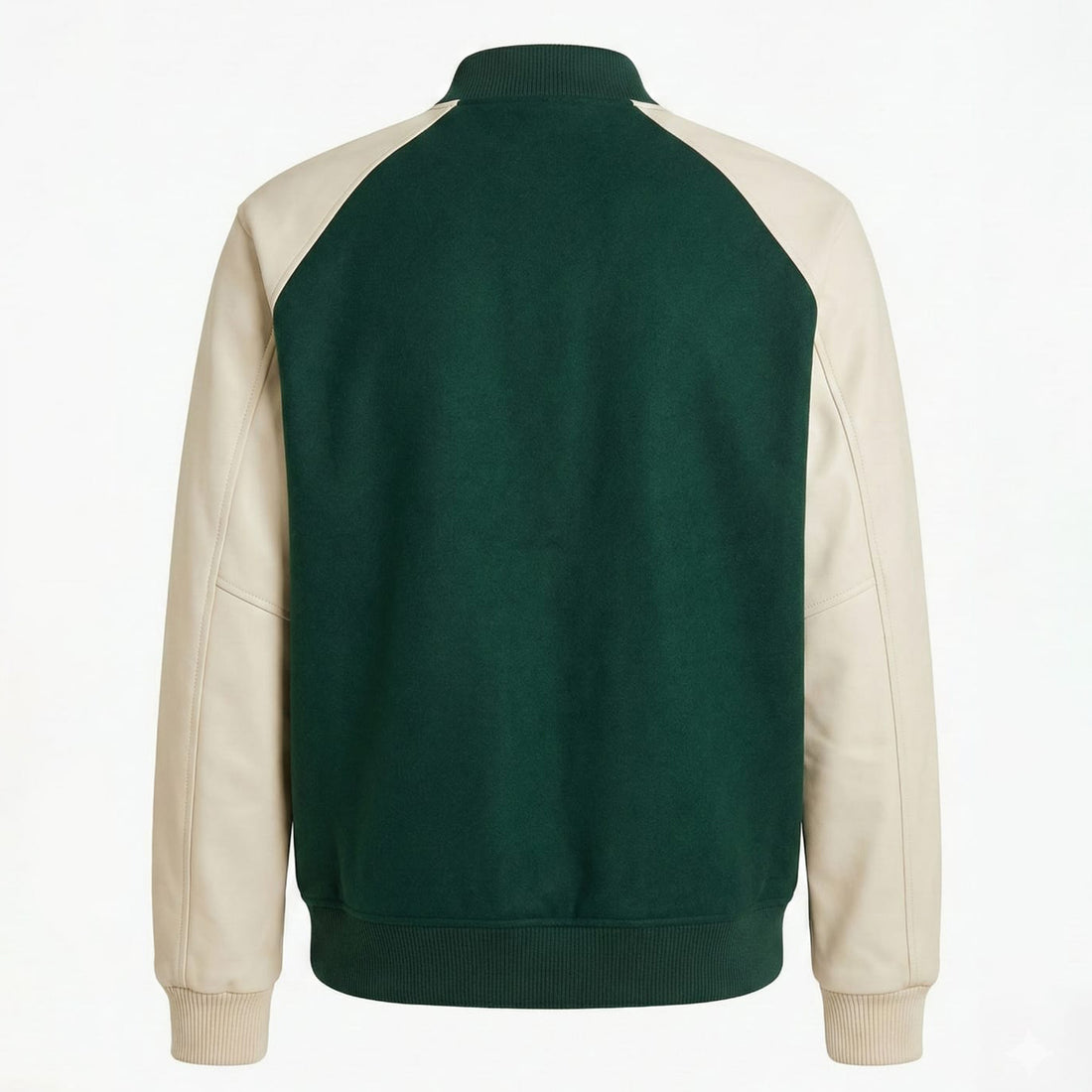 Tommy Hilfiger Mens MIX MEDIA VARSITY - Bomber Jacket in Green