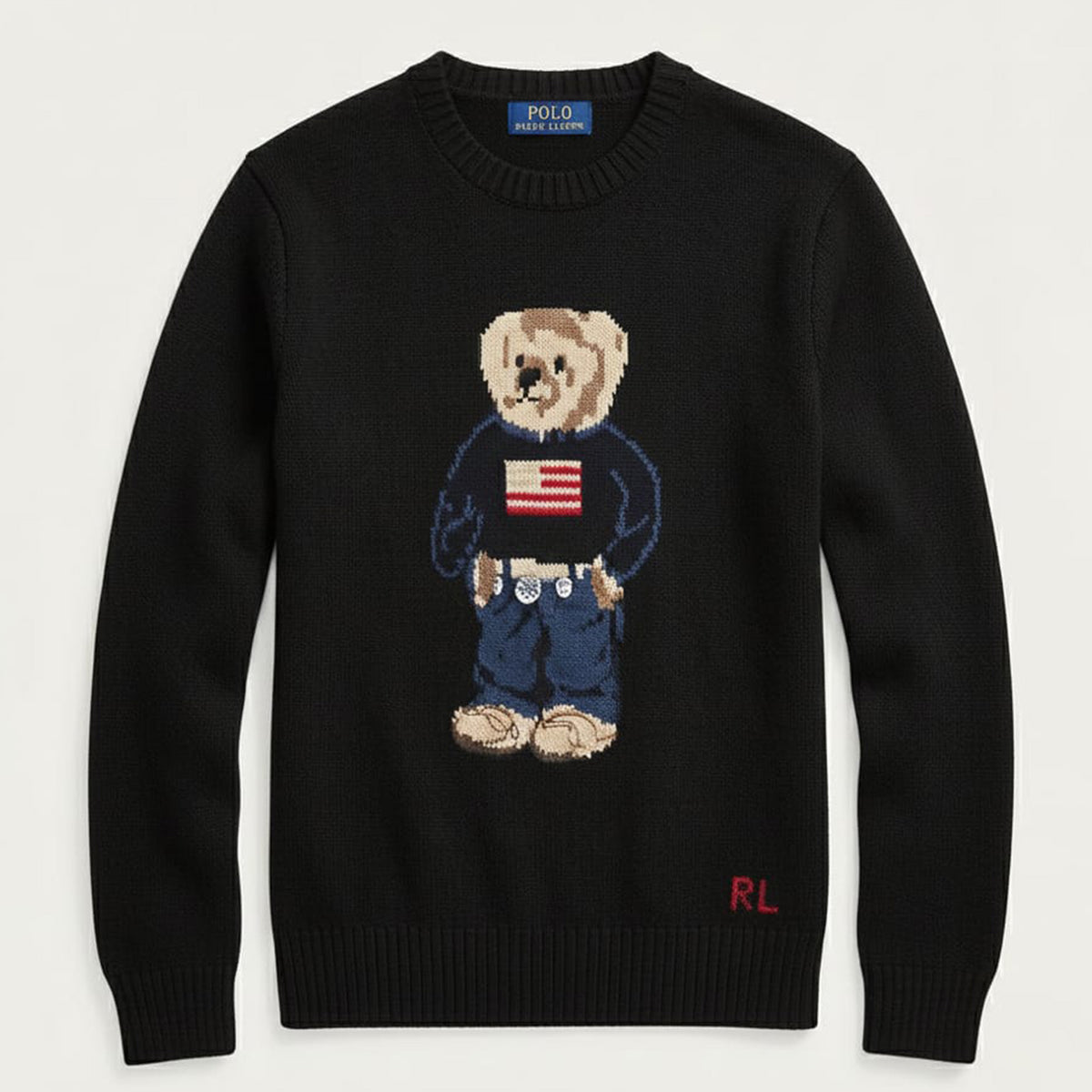 Ralph Lauren Men's Crewneck Sweater Black