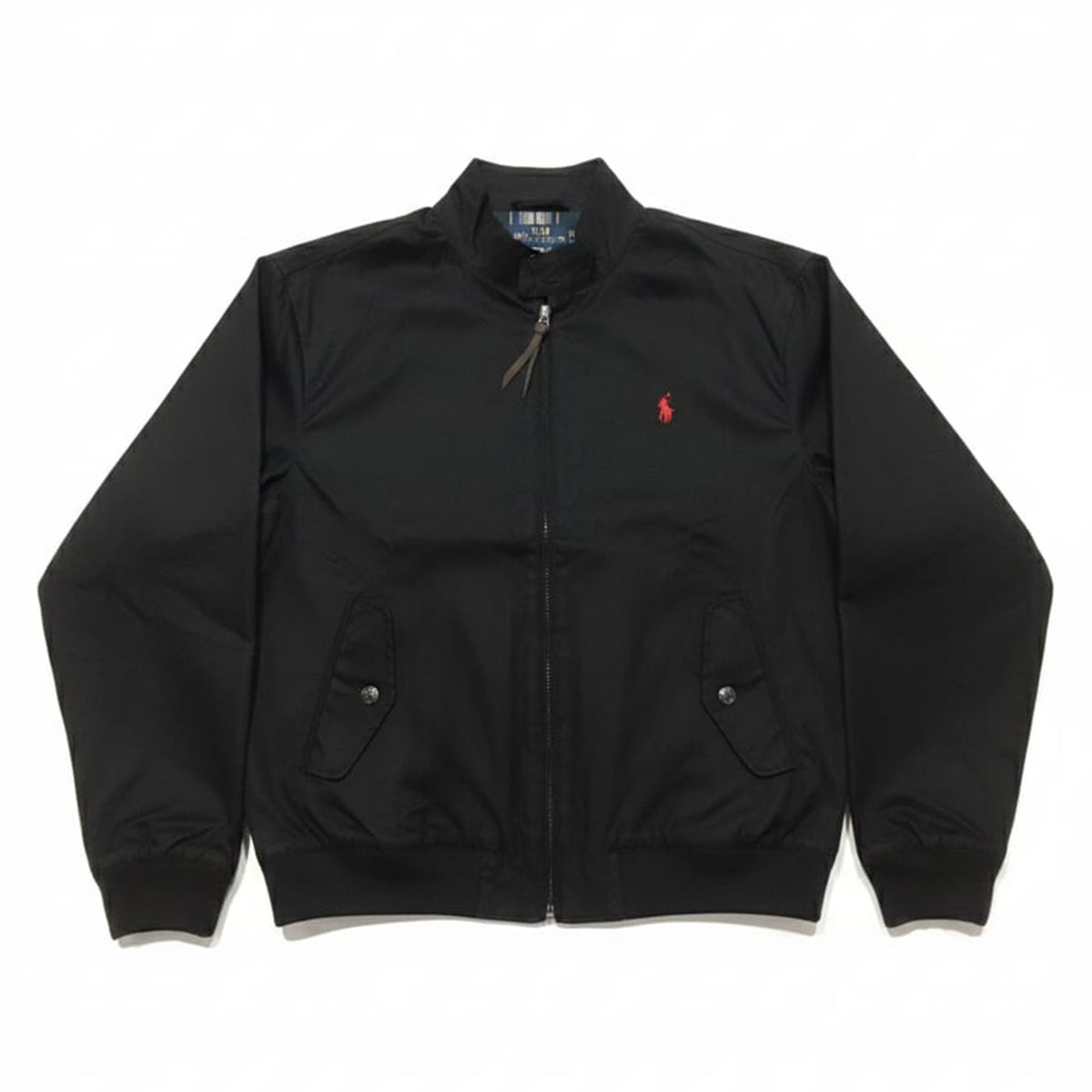 Ralph Lauren Men's Bi-Swing Red Logo Jacket in Black