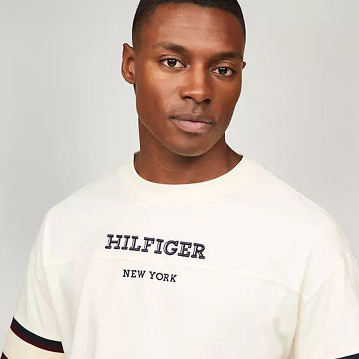 Tommy Hilfiger Men's Short Sleev T-Shirt Beige