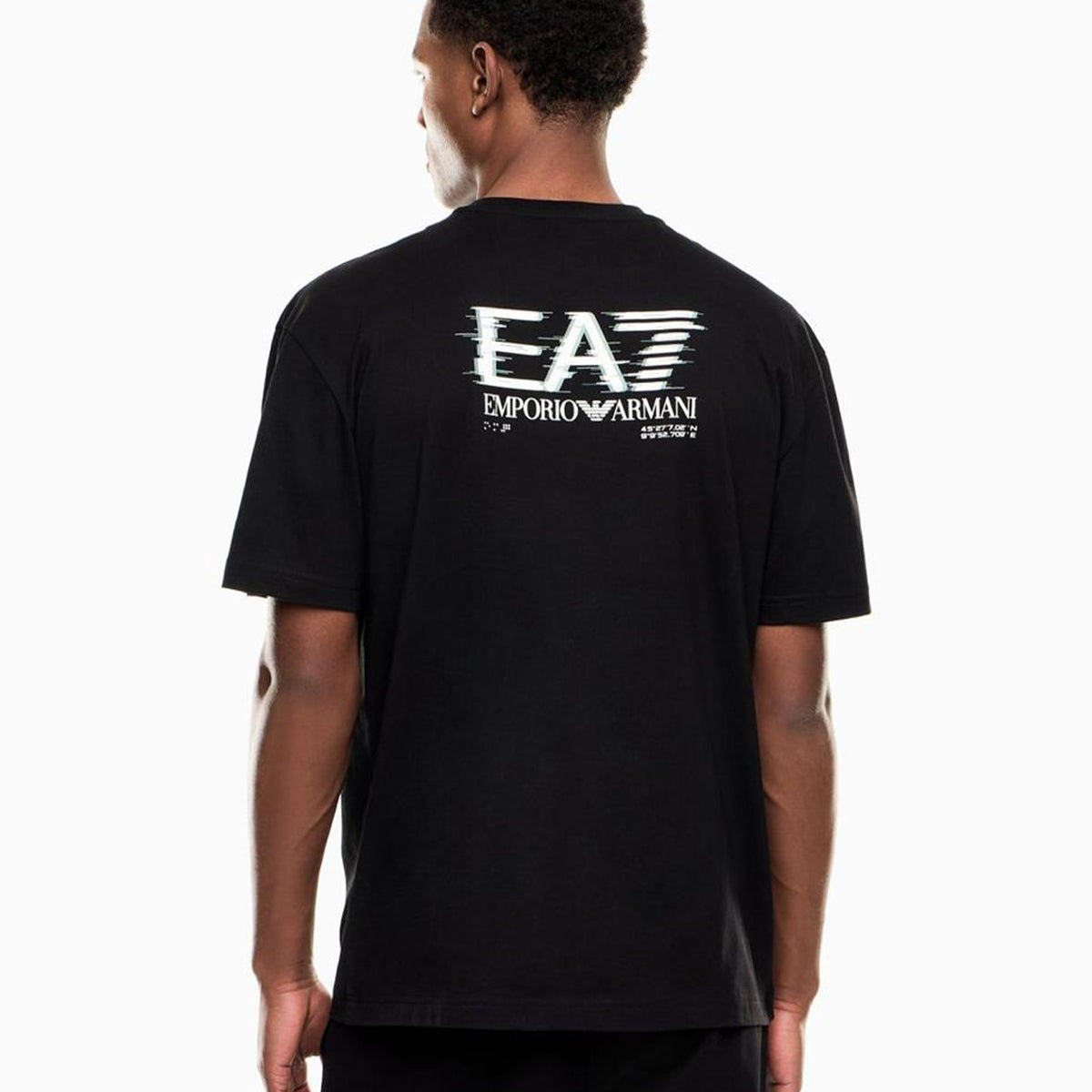 EA Men's EA7 Logo T-Shirt in Black