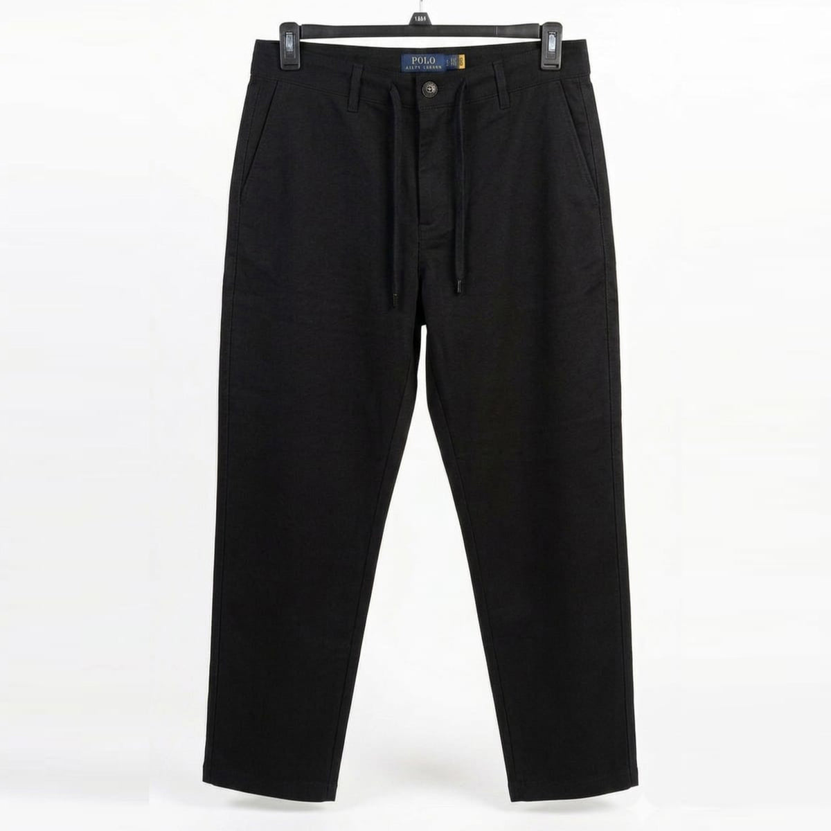 Ralph Lauren Polo Straight Linen Trouser (Black)