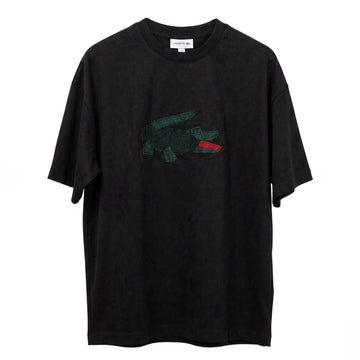 Lacoste Regular Fit Center Embroidery Logo Men`s T-Shirt Black