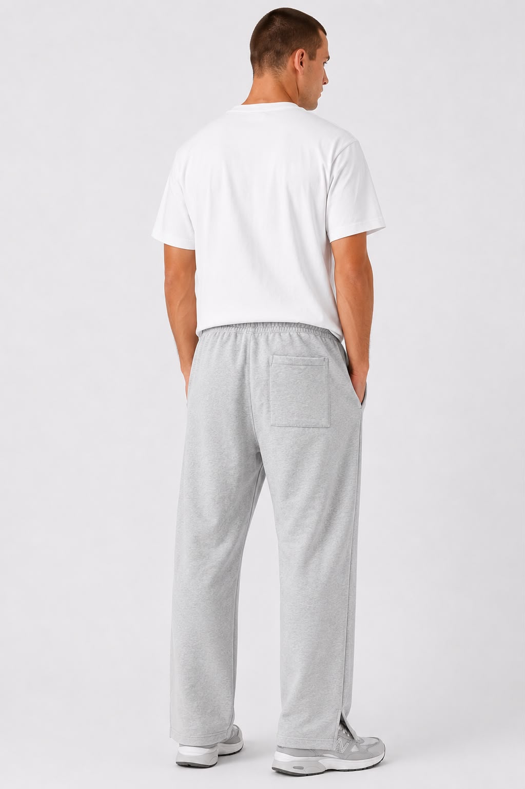 Pull&Bear STWD uncuffed joggers in Grey
