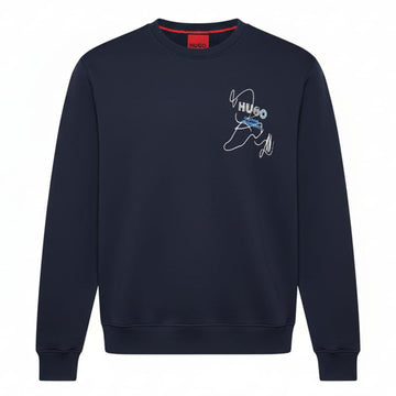 BOSS Blue Graphic Sweatshirt