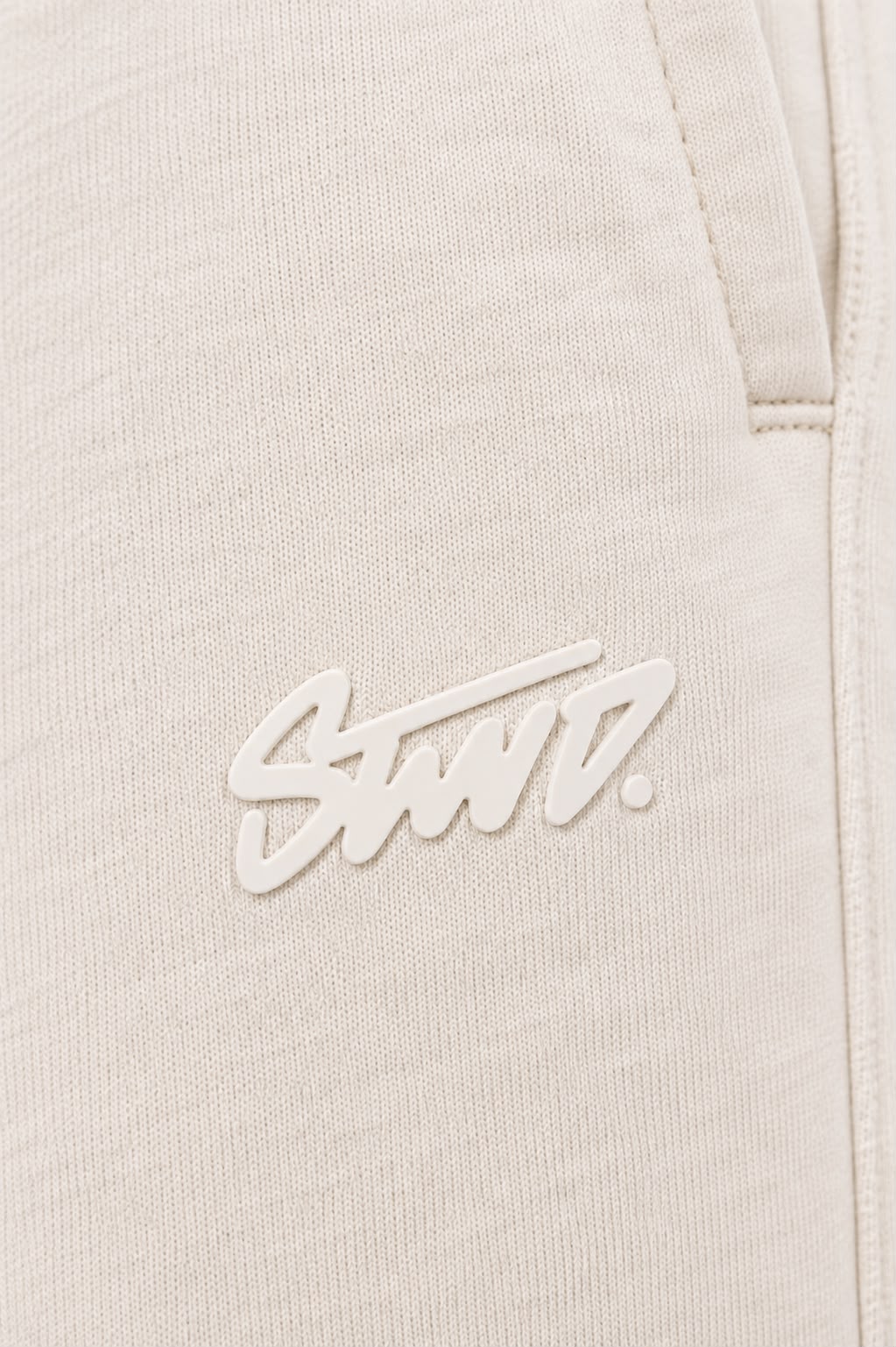 Pull&Bear STWD uncuffed joggers in Off White