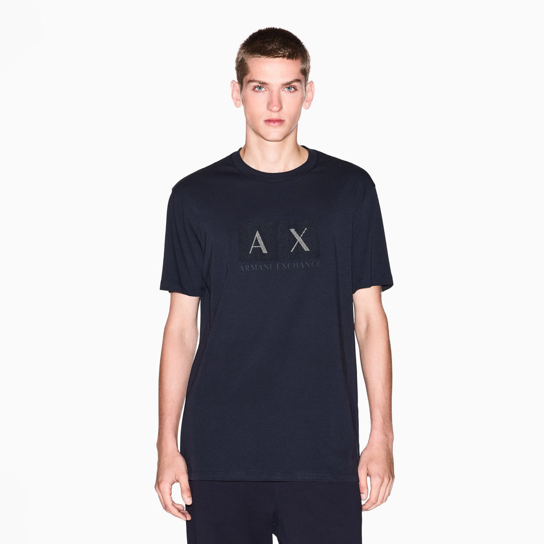 A/X Regular T-shirt with logo Navy Blue