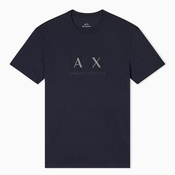 Armani Exchange Regular T-shirt with logo Navy Blue