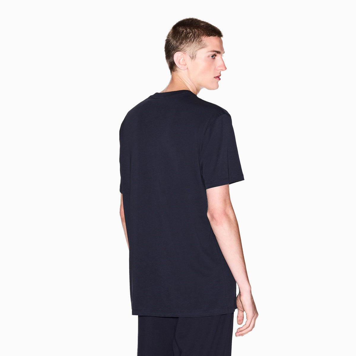 Armani Exchange Regular T-shirt with logo Navy Blue