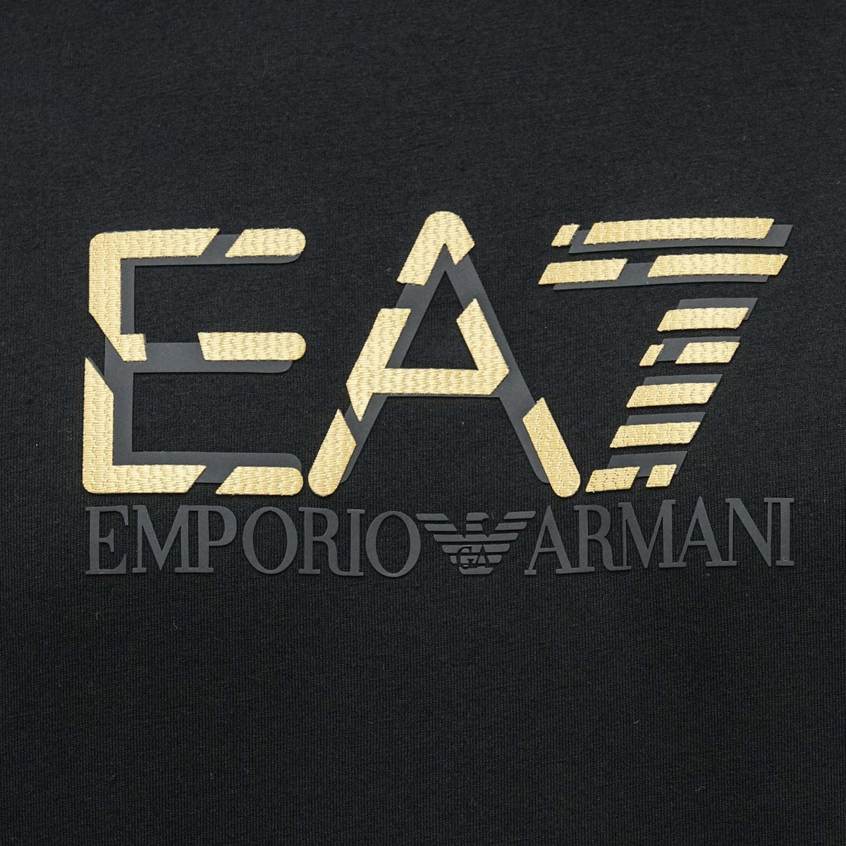 EA7 TRAIN PREMIUM LABEL SPECIAL LOGO UNISEX Print Tee Black