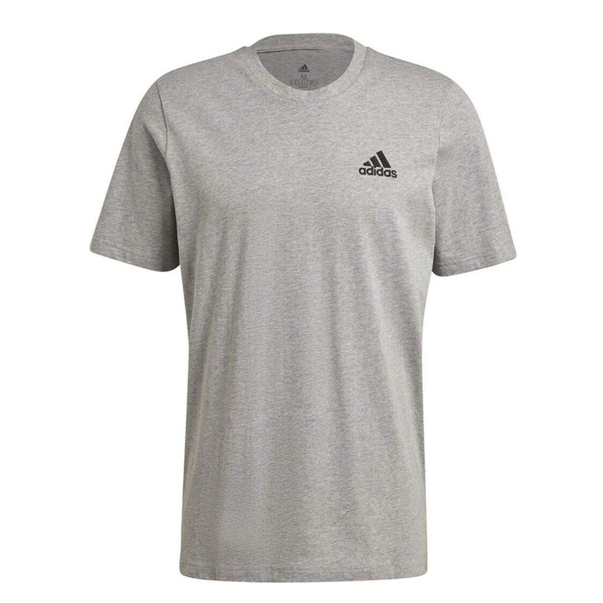 Adidas Essentials Embroidered Small Logo Tee Grey Heather