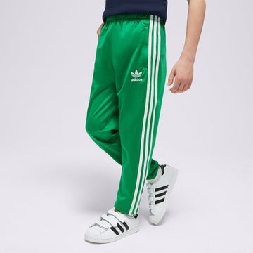 Adidas-Essentials 3-Stripes Green Pants