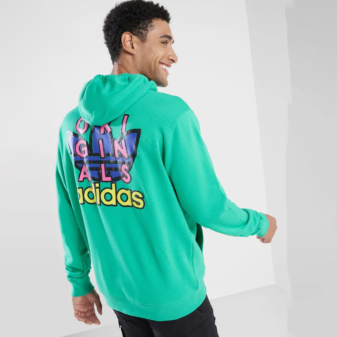 Adidas Originals Trefoil  Green Hoodie