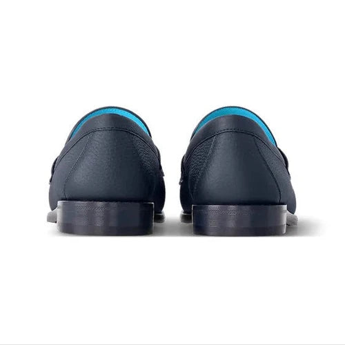 LV Calf Leather Major Loafer Blue 1:1