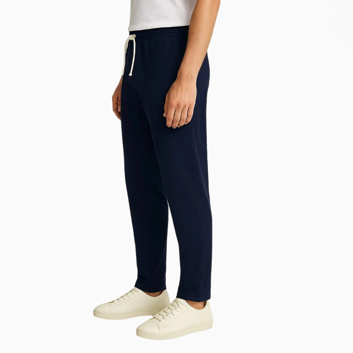 Zara 'Dark Navy' Cotton Straight Fit Trouser