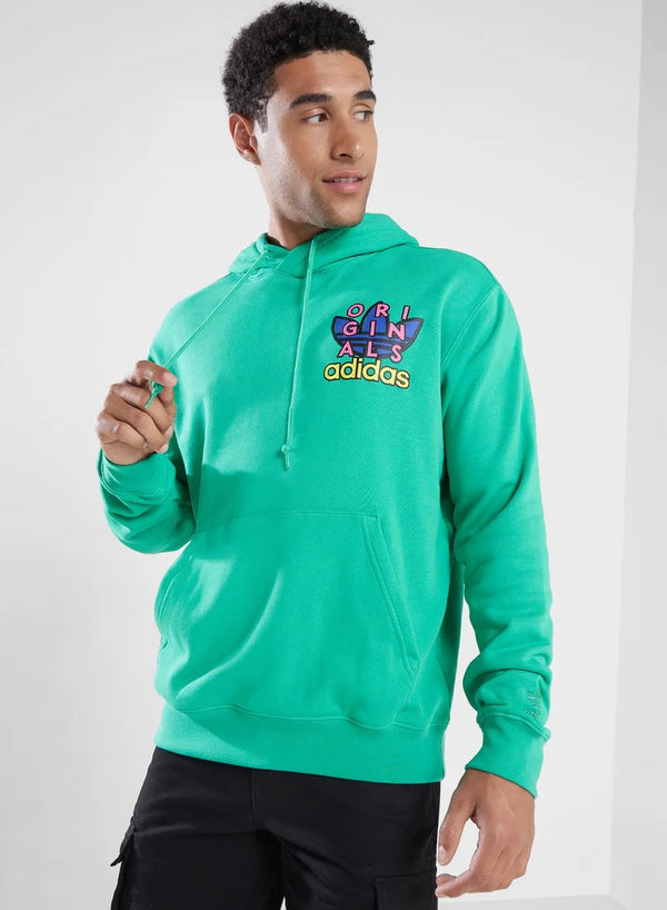 AD Originals Trefoil  Green Hoodie