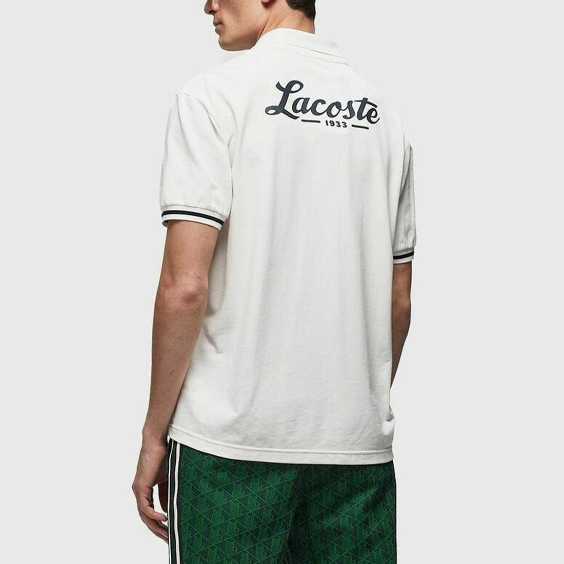 Lacoste White Men`s Polo