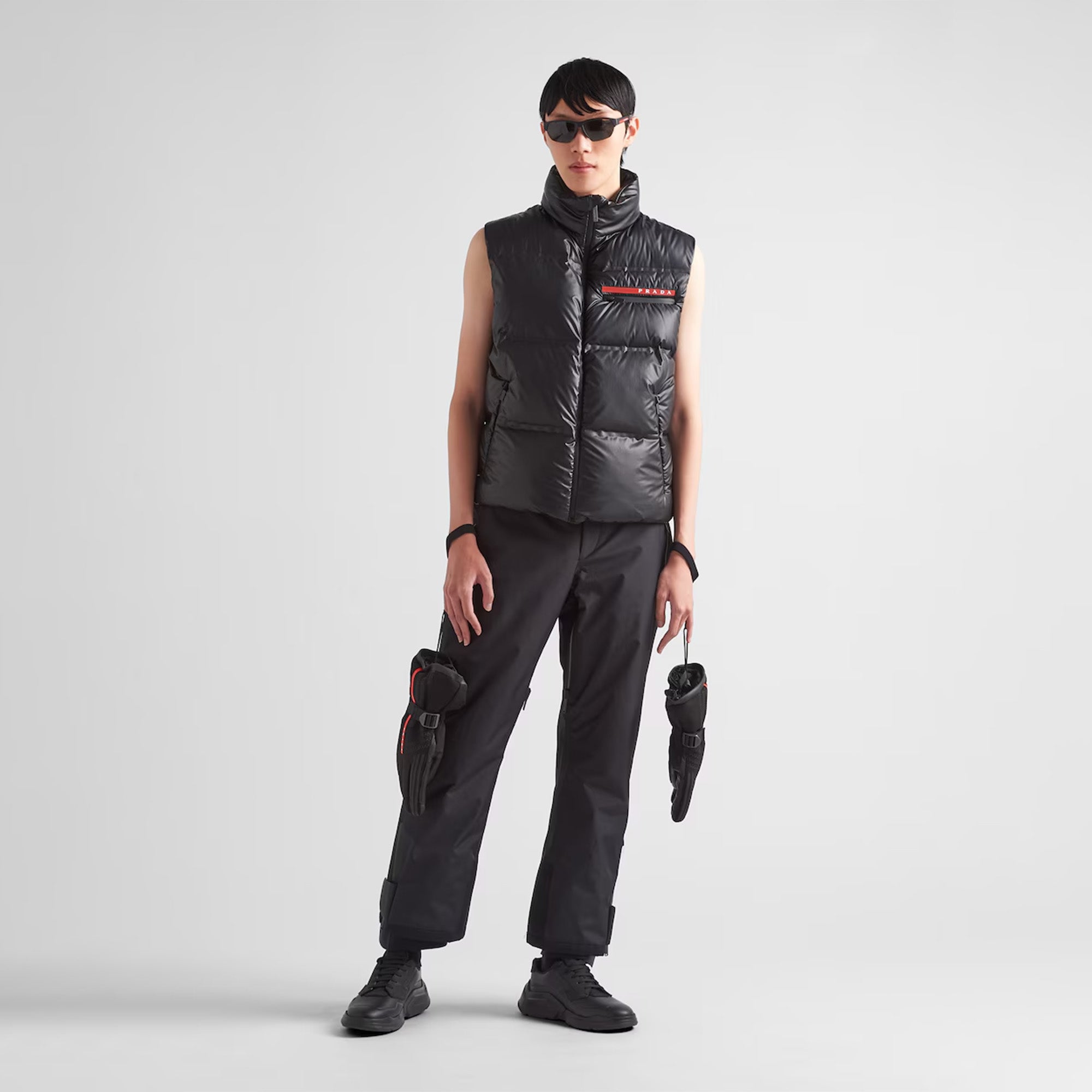 Parada Light Re-Nylon down vest Black