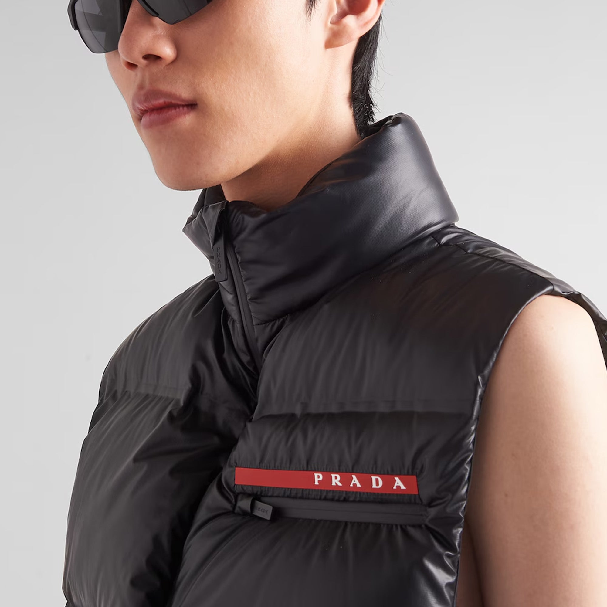 Parada Light Re-Nylon down vest Black