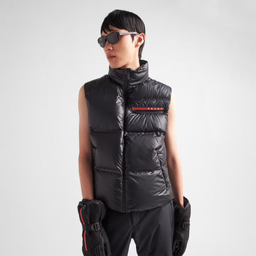 Parada Light Re-Nylon down vest Black