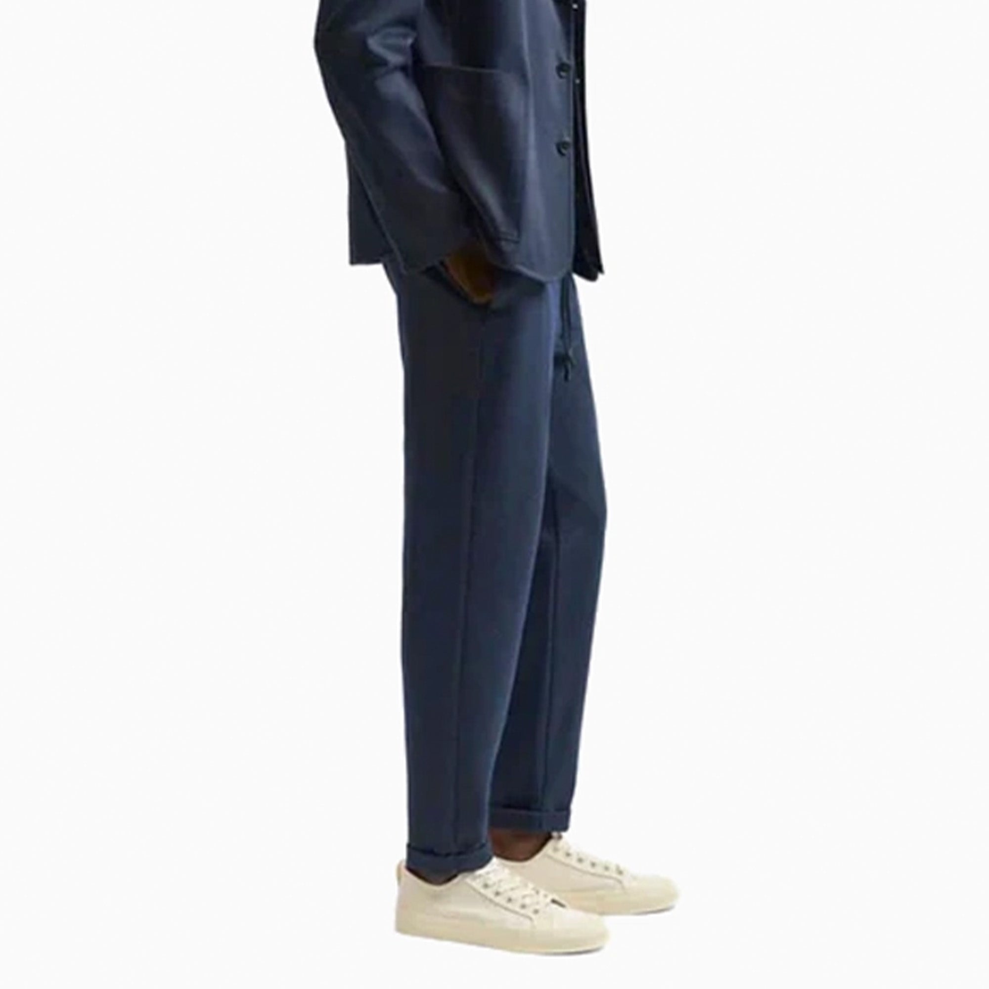 Zara Blue Jogger Waist Trousers