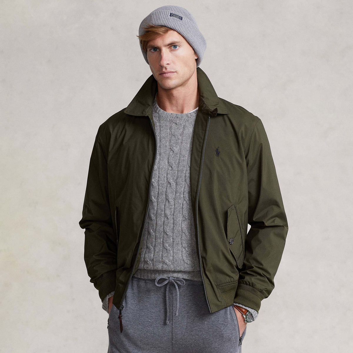 Ralph Lauren - Men's Blouson Transitional Casual Jacket Olive Green