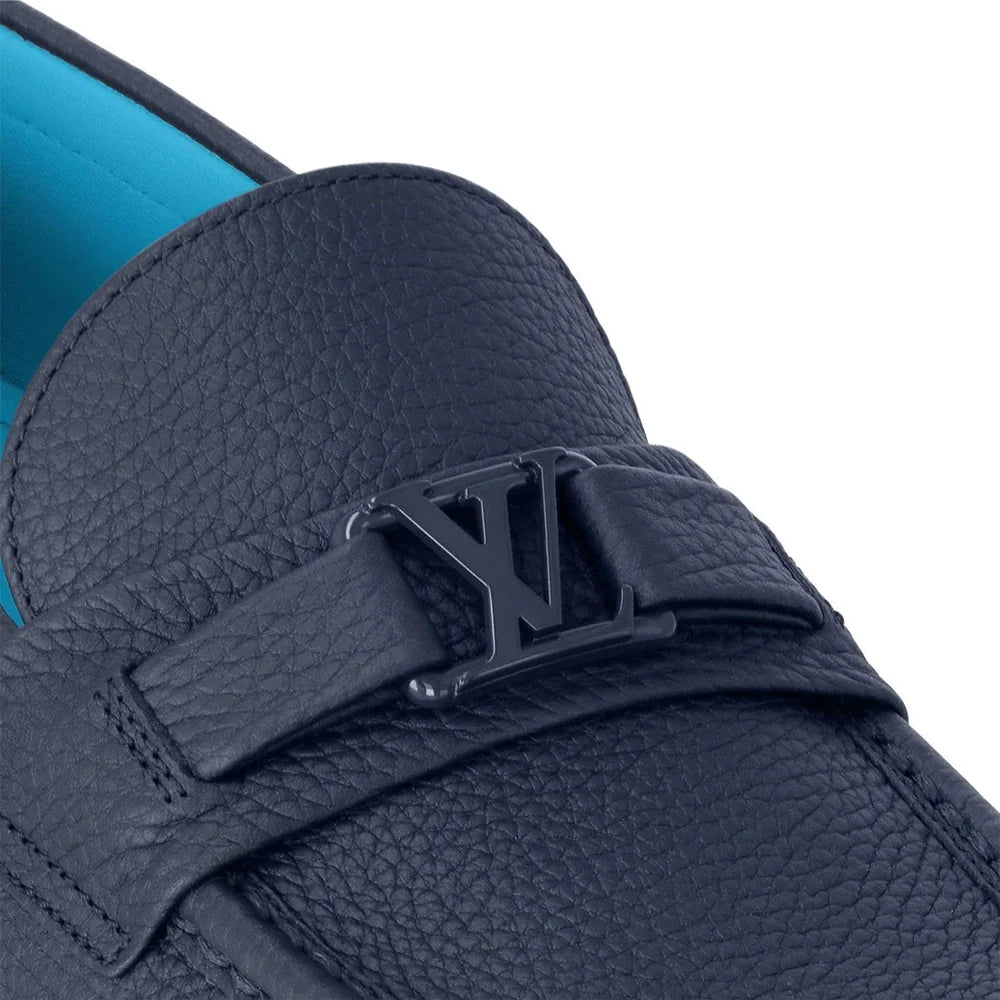 LV Calf Leather Major Loafer Blue 1:1