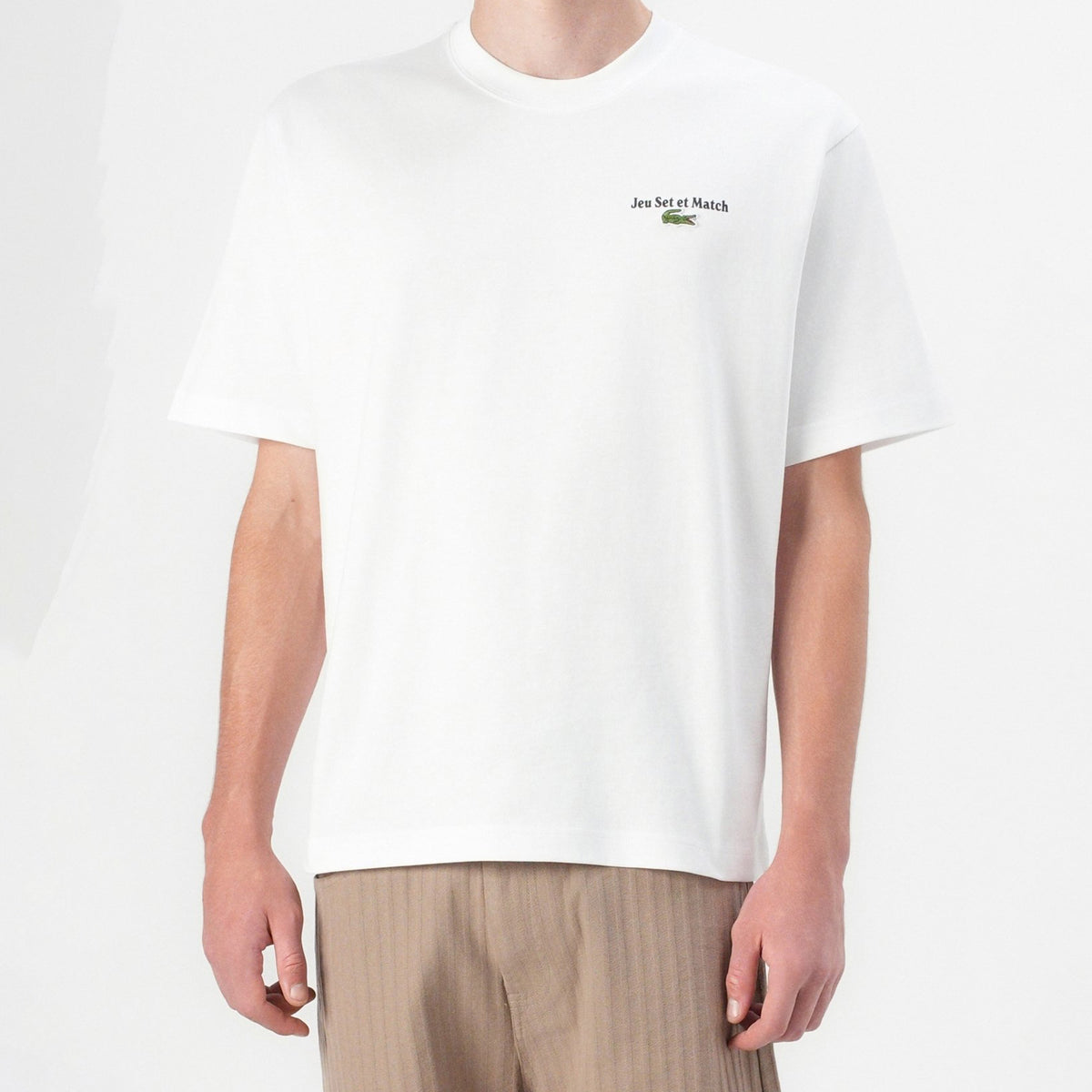 Lacoste Print T-shirt - white