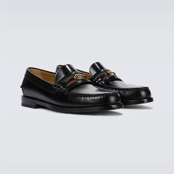 GC Interlocking G leather Loafer