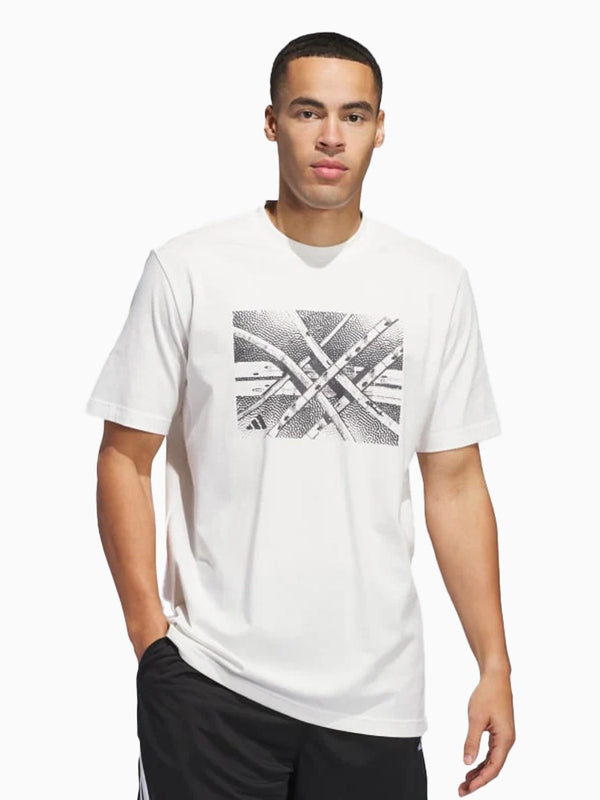 AD Basketball State of Mind Graphic Tee White