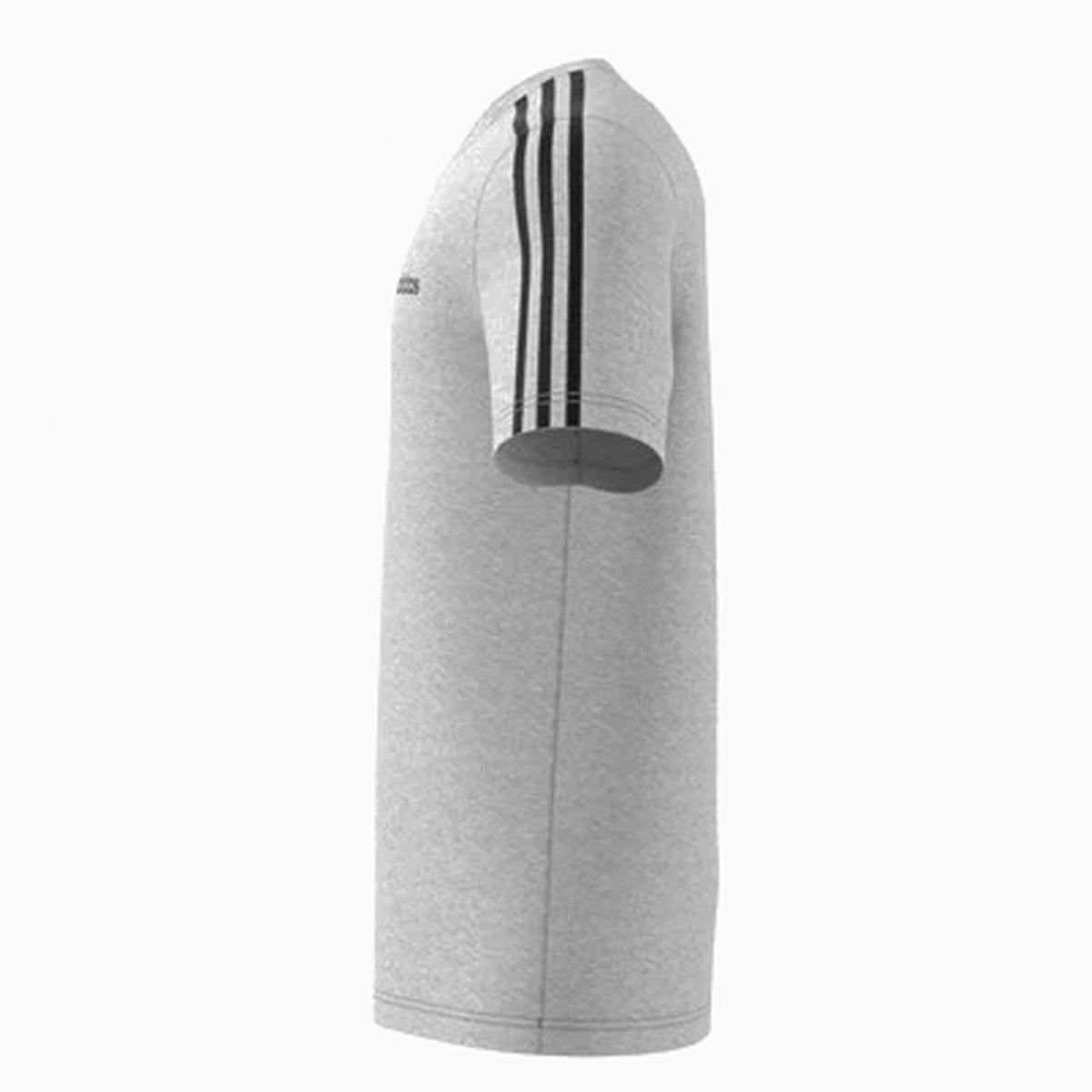 Adidas Essentials 3-Stripes T-Shirt -  Grey