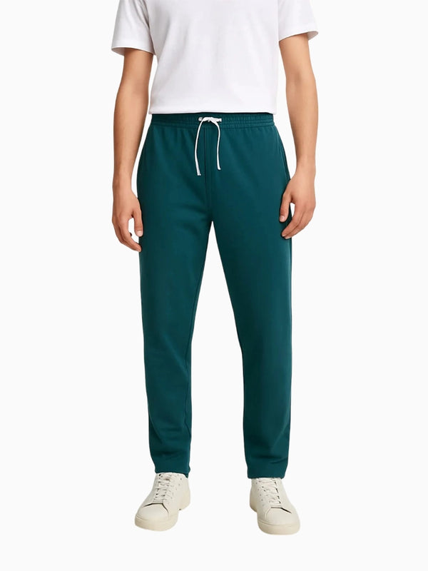 ZR Cotton 'Teal Green' Straight Fit Trouser