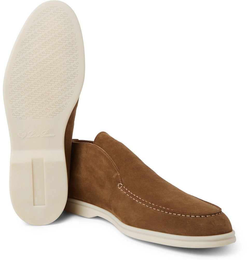 Loro Piana Open Walk Ankle Boot Brown 1:1