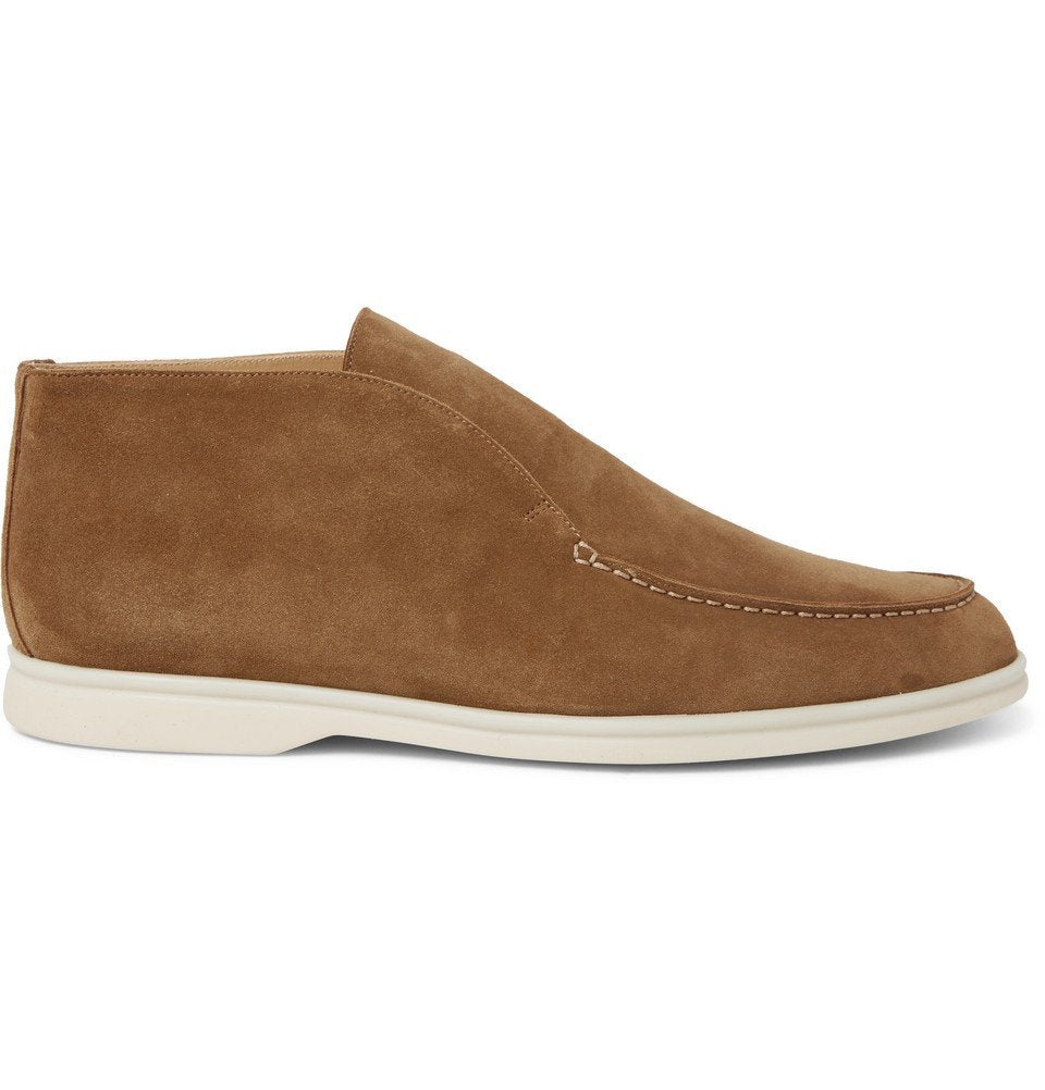 Loro Piana Open Walk Ankle Boot Brown 1:1