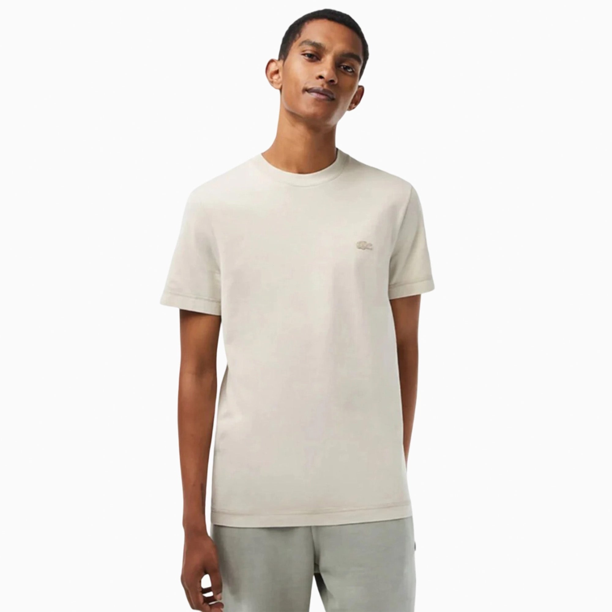 Lacoste Basic Off White Tee