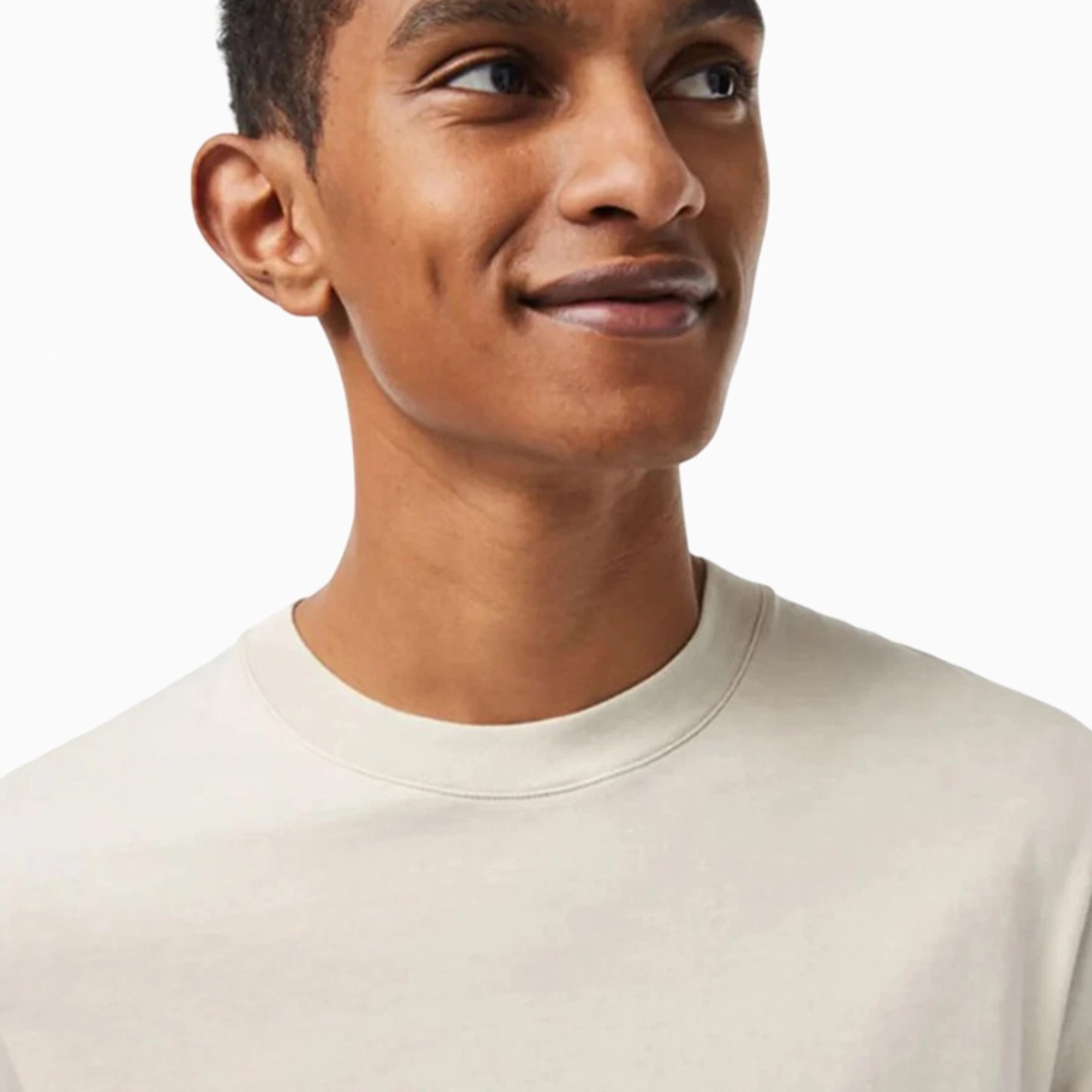 Lacoste Basic Off White Tee
