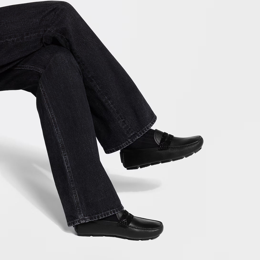 LOUIS VUITTON Monza Moccasin Black 1:1