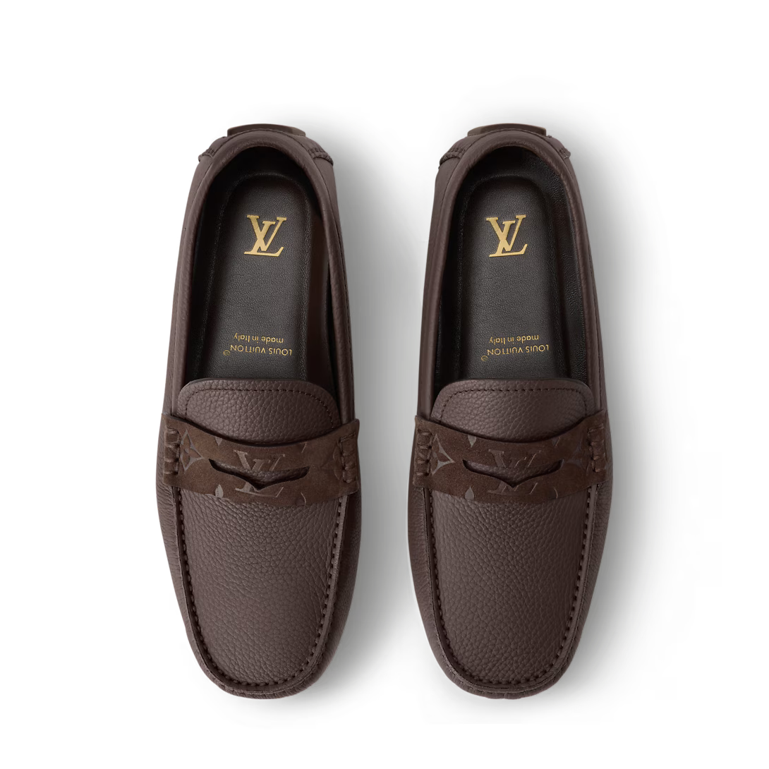LOUIS VUITTON Monza Moccasin Dark Brown 1:1