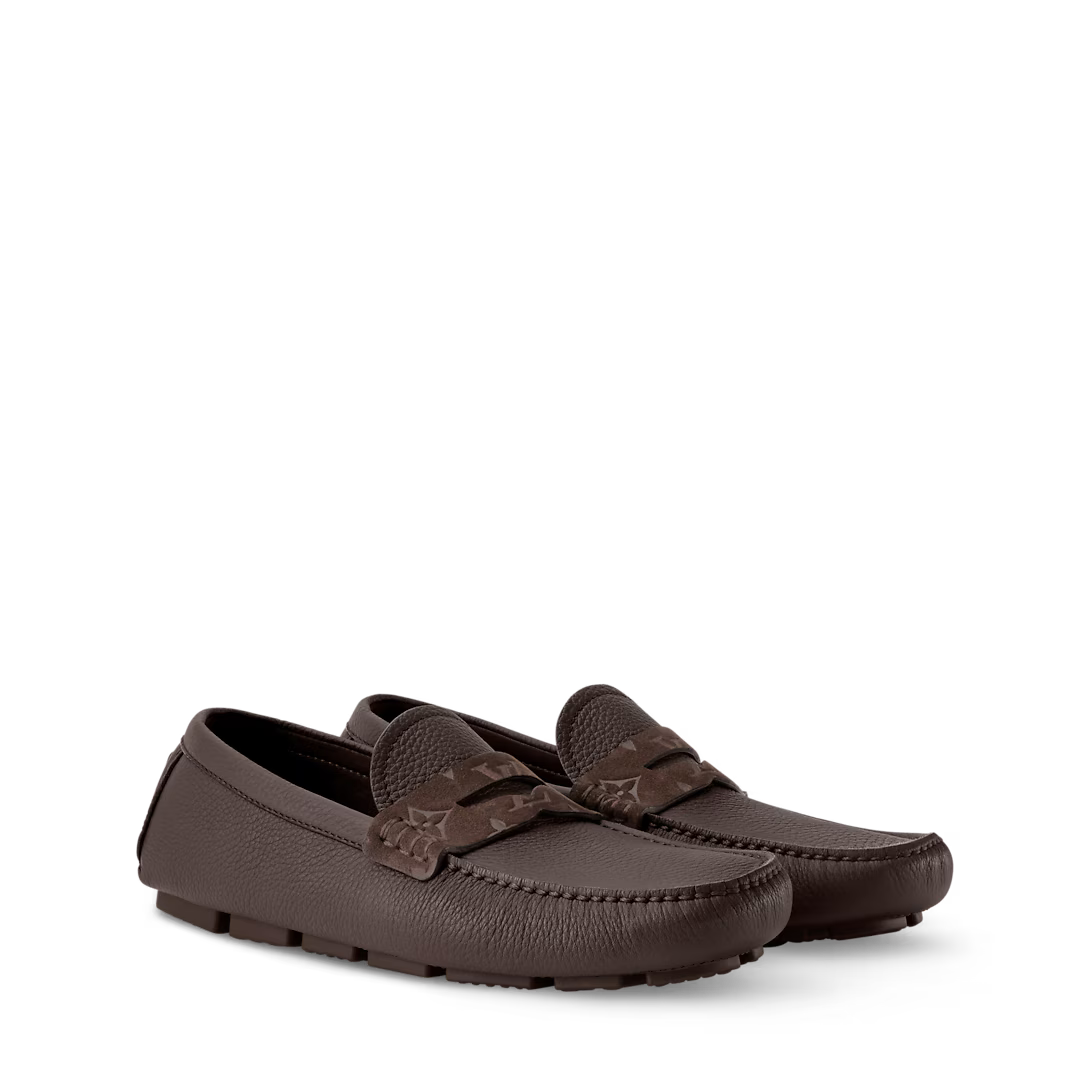 LOUIS VUITTON Monza Moccasin Dark Brown 1:1