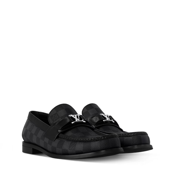 LV Checkered Major Loafer - Black