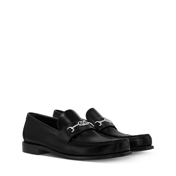 LV Silver Buckle Major Loafer Black (1:1)