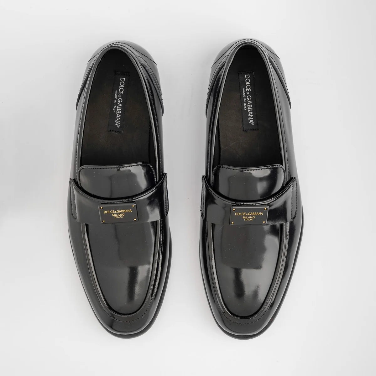 D&G Penny Loafer for Men in Black 1:1
