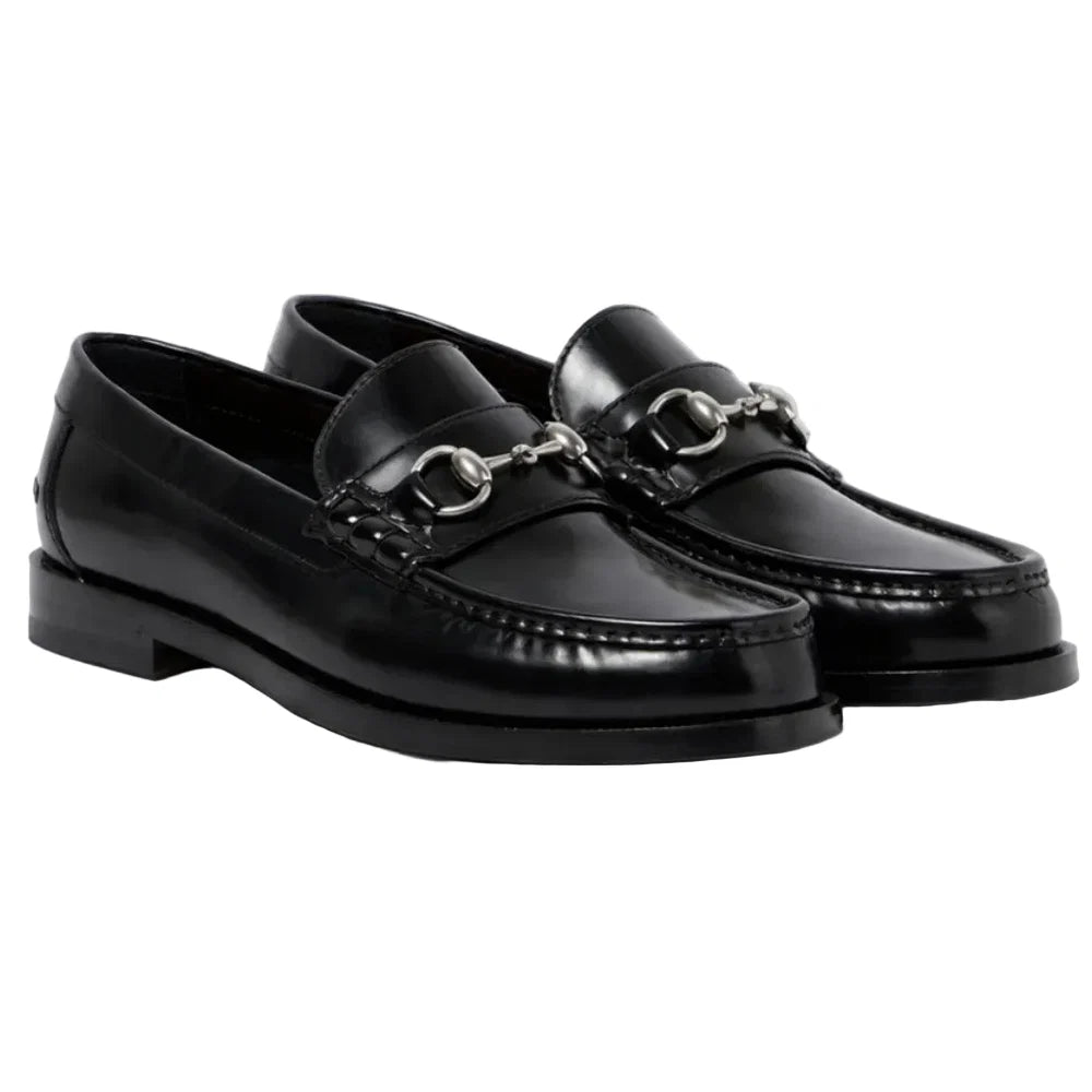 G.U.C.C.I Men's loafer with Horsebit Black 1:1
