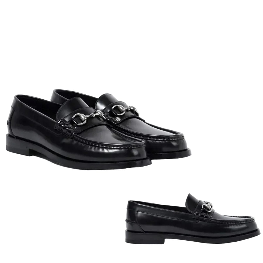 G.U.C.C.I Men's loafer with Horsebit Black 1:1