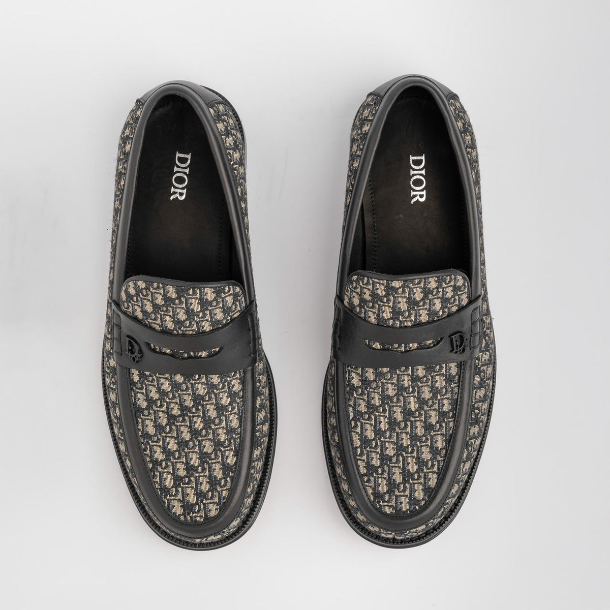 D.I.O..R Granville Loafer for Men Black / Beige 1:1
